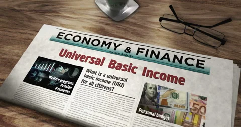 Universal basic income analysis technolo... | Stock Video | Pond5
