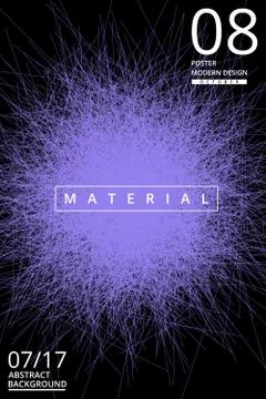 Universal bright modern posters Illustrazione stock