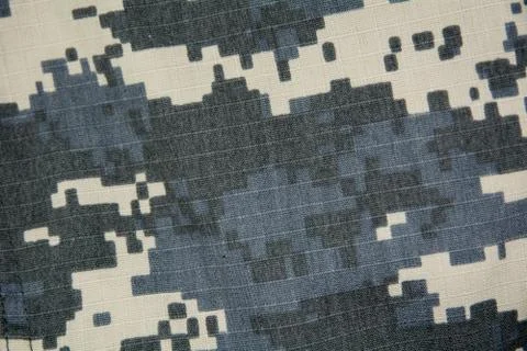 Universal camouflage pattern, army combat uniform digital camo Stock Photos