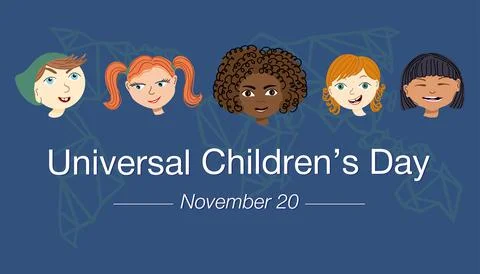 Universal children's day Stock Illustration