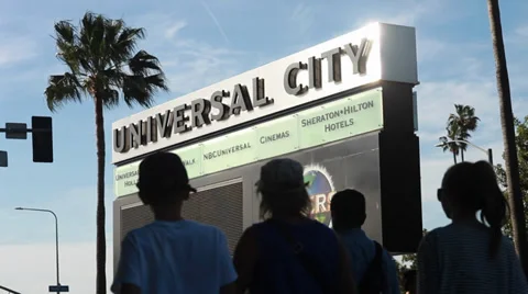 Universal City Sign Video stock 37109273