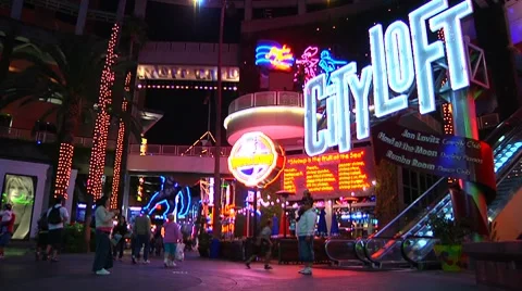 Universal City Walk - Timelapse 库存影片 7138201
