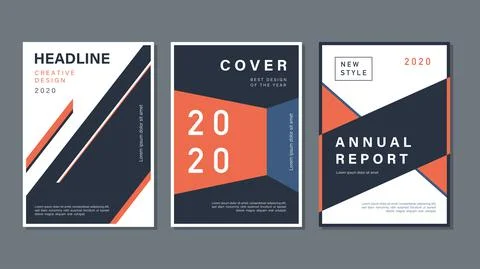 Universal cover Designs Templates Illustrazione stock