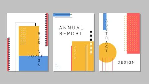 Universal cover Designs Templates Illustrazione stock