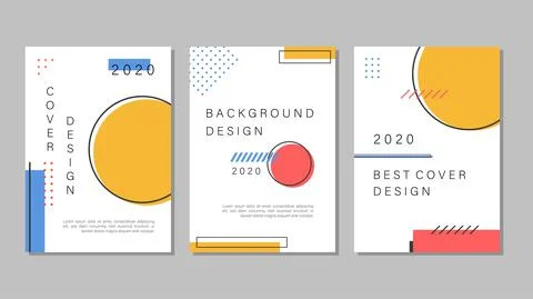 Universal cover Designs Templates Illustrazione stock