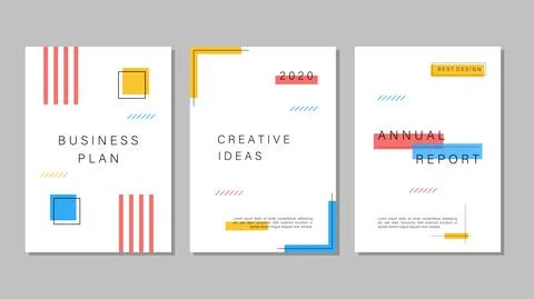 Universal cover Designs Templates Stock Illustration