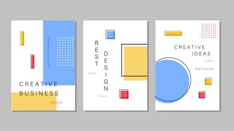 Universal cover Designs Templates Stock Illustration