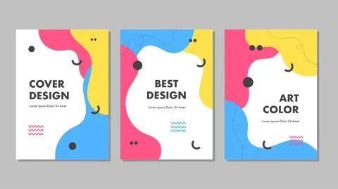 Universal cover Designs Templates Stock Illustration