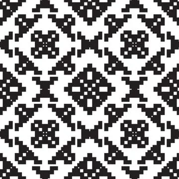 Universal different geometric seamless patterns Stock Illustration