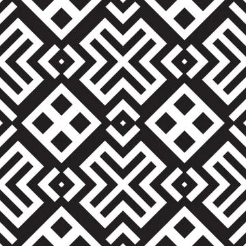 Universal different geometric seamless patterns Stock Illustration