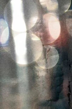 Universal different Textures Bokeh vector seamless patterns Set Stock Photos