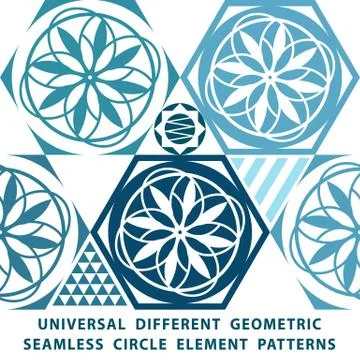 Universal different vector seamless patterns. tiling. Endless texture can be  Stock Illustration