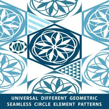 Universal different vector seamless patterns. tiling. Endless texture can be  Stock Illustration