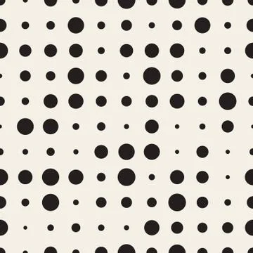 Universal dotted vector seamless pattern Stock Illustration
