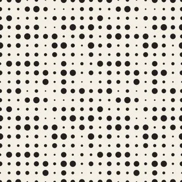 Universal dotted vector seamless pattern Stockillustratie