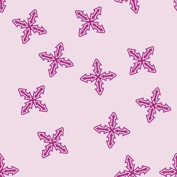 Universal fit glyph seamless pattern 스톡 일러스트
