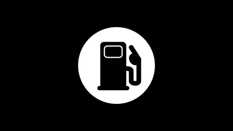 Universal Gas Station Symbol Stock Footage 334288798