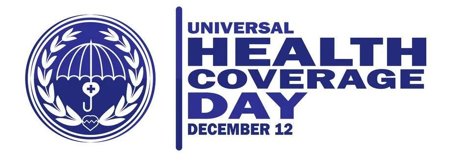 Universal Health Coverage Day Vector illustration Stock-Illustration