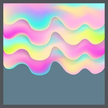 Universal holographic blur texture abstract color fills background surface Stockillustratie