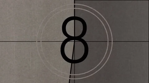 Universal Leader Counter Stock Footage 47847575