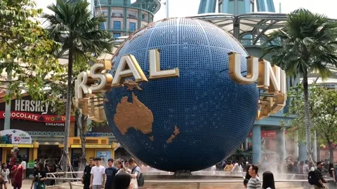Universal Logo Singapore Stock Footage 136975730