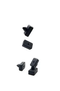 Universal Motorcycle Rubber Bumper Set is the perfect solution for eliminat.. Stock Photos