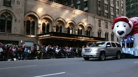Universal Orlando float in Macy's parade Stock Footage 10572953