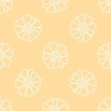 Universal pastel floral seamless pattern 스톡 일러스트