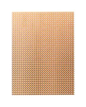 Universal perfboard, dot matrix prototyping board Stock Photos