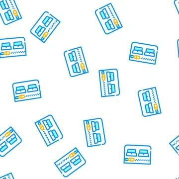 Universal pocket vector seamless pattern Stockillustratie