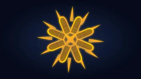 Universal Religious Harmony Mandala with Golden Architectural Symbols and B.. Stock-Footage 346130522