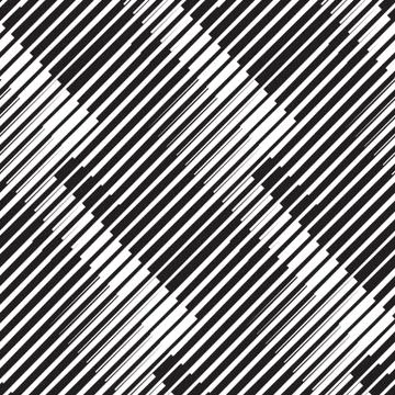 Universal repeating abstract shape in black and white Stock Illustration