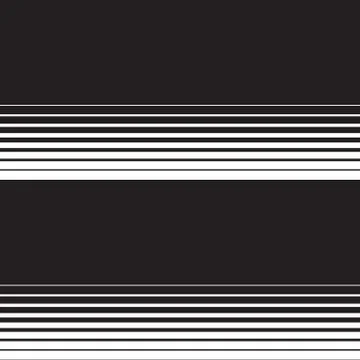 Universal repeating abstract shape in black and white Stock Illustration