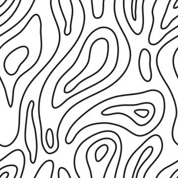 Universal seamless abstract pattern doodle geometric lines in re Stock Illustration