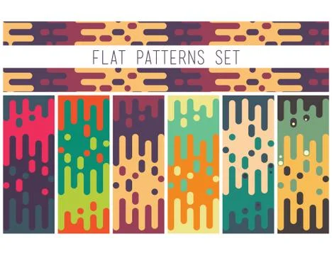 Universal seamless abstract pattern doodle geometric lines in re Stock Illustration