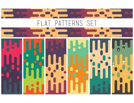 Universal seamless abstract pattern doodle geometric lines in re Stock Illustration
