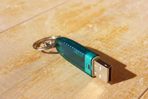 Universal serial bus (USB) on a board Stock Photos