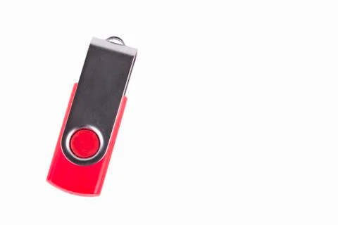 Universal serial bus USB drive isolated over the white background. Stock Photos