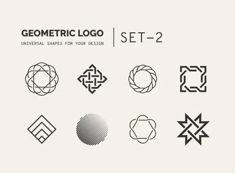 Universal shapes for your design Stock Illustration