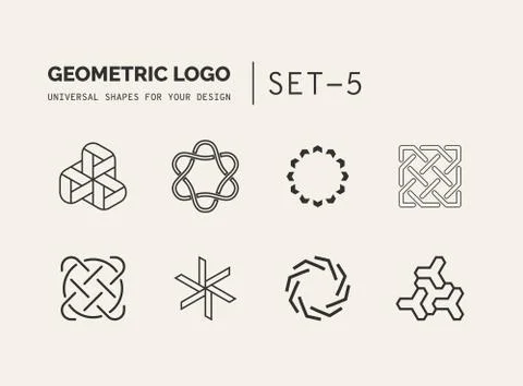 Universal shapes for your design Stock Illustration