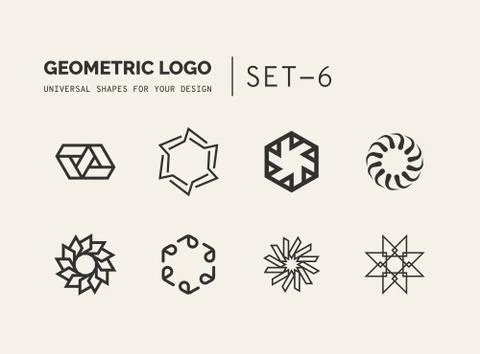 Universal shapes for your design Stock Illustration