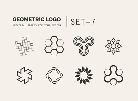 Universal shapes for your design Stock Illustration