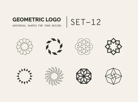 Universal shapes for your design Stock Illustration