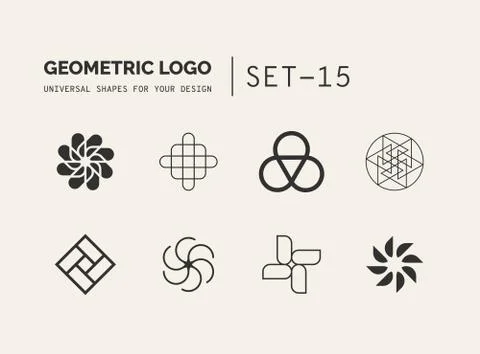 Universal shapes for your design Stock Illustration