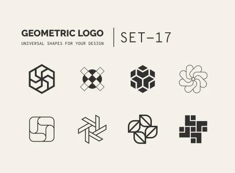 Universal shapes for your design Stock Illustration