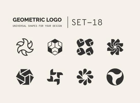 Universal shapes for your design Stock Illustration