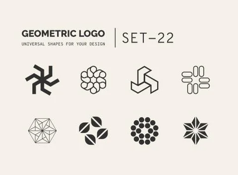 Universal shapes for your design Stock Illustration