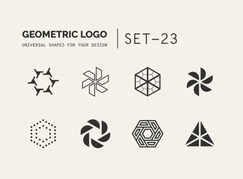 Universal shapes for your design Stock Illustration