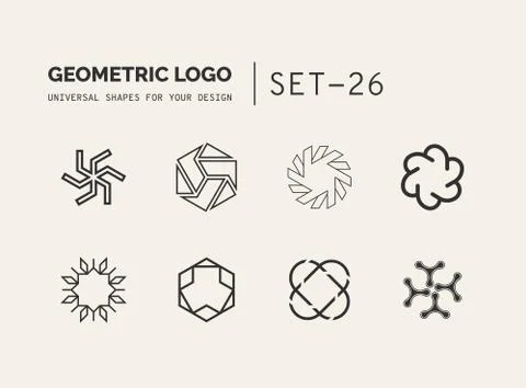 Universal shapes for your design Stock Illustration