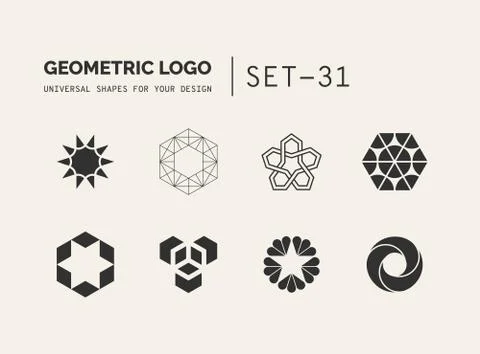 Universal shapes for your design Stock Illustration